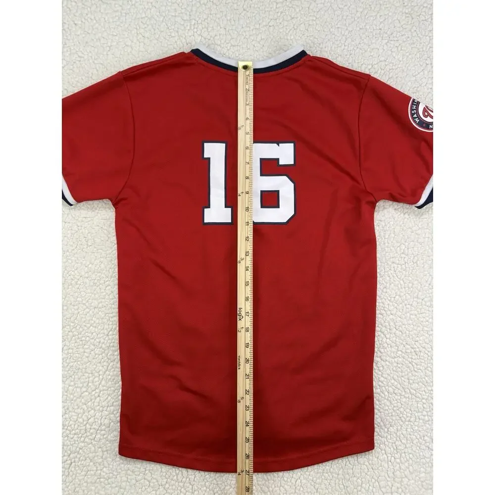 Washington‎ Nationals Youth MLB Franklin #16 Jersey Red Size YL Large